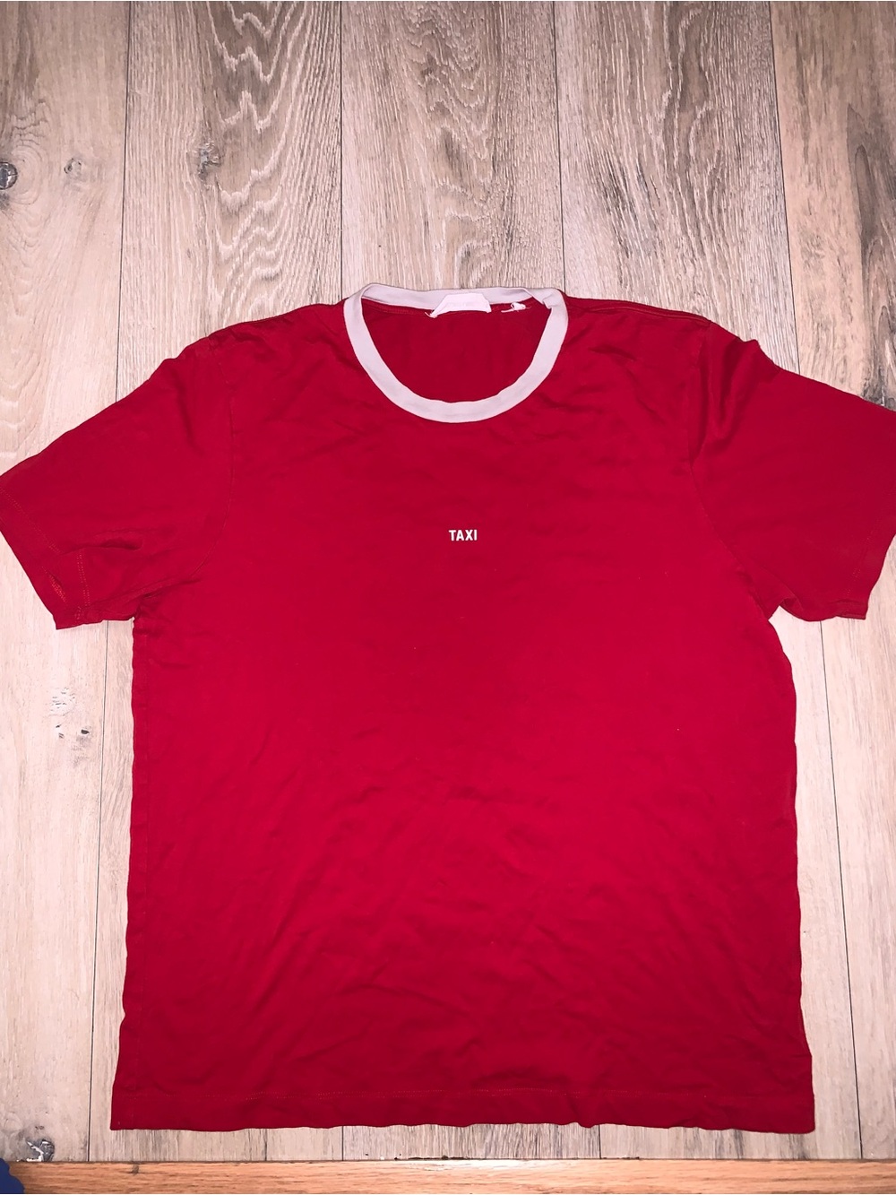 Helmut Lang Limited Edition Taxi T-Shirt Red Size: X-Large